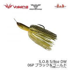 ウィップラッシュ　S.O.B 5/8oz DW 06P ブラック＆ゴールド
