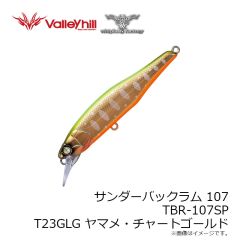 ウィップラッシュ　TBR-107SP T23GLG ヤマメ・チャートゴールド
