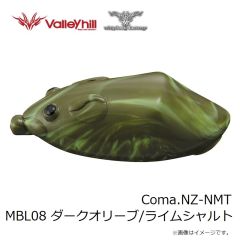 ウィップラッシュ　Coma.NZ-NMT コマネズミ-New material MBL08 ダークオリーブ/ライムシャルト