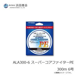 浜田商会　ALA300-6 スーパーコアファイターPE 300m 6号