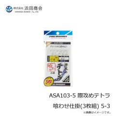 浜田商会　ASA103-5 際攻めテトラ 喰わせ仕掛(3枚組) 5-3
