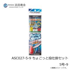 浜田商会　ASC027-5-9 ちょこっと投仕掛セット 5号-9