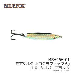 ブルーフォックス　MSH06H-01 モアシルダ ホログラフィック 6g H-01 シルバーブラック