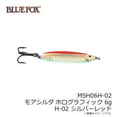 ブルーフォックス　MSH06H-02 モアシルダ ホログラフィック 6g H-02 シルバーレッド