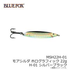 ブルーフォックス　MSH22H-01 モアシルダ ホログラフィック 22g H-01 シルバーブラック