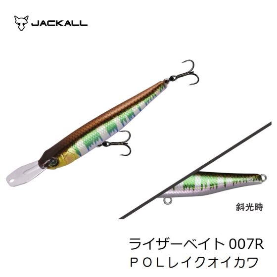 ジャッカル ライザーベイト 007r Polレイクオイカワ Maker Category ダイワ グローブライド シマノ がまかつなど磯釣り用品の品揃え充実 磯釣りなどの釣具通販のフィッシングタックルオンラインは 豊富な品揃えと安さが魅力です