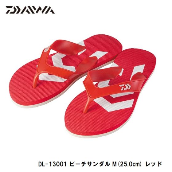 ダイワ Dl ビーチサンダル M 25 0cm レッド釣具販売 通販ならfto フィッシングタックルオンライン