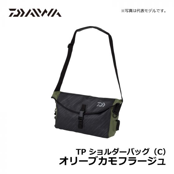 ダイワ Daiwa Tp ショルダーバッグ C オリーブカモフラージュの釣具販売 通販ならfto フィッシングタックルオンライン