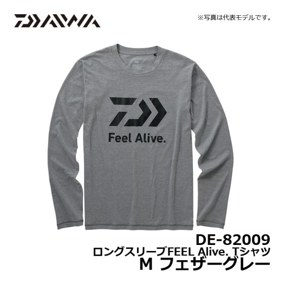 ダイワ Daiwa De 009 ロングスリーブfeel Alive Tシャツ M フェザーグレーの釣具販売 通販ならfto フィッシングタックルオンライン
