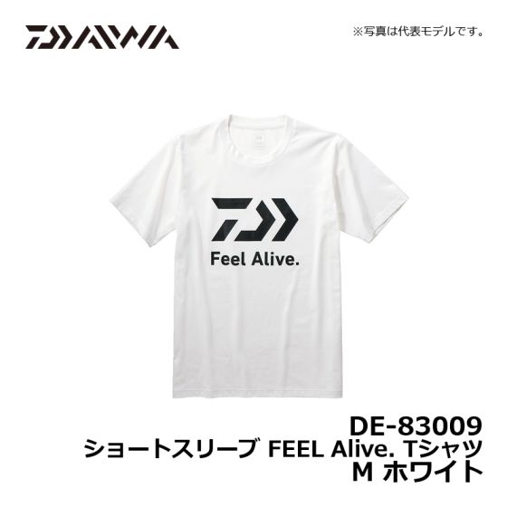 ダイワ Daiwa De 009 ショートスリーブ Feel Alive Tシャツ M ホワイトの釣具販売 通販ならfto フィッシングタックルオンライン