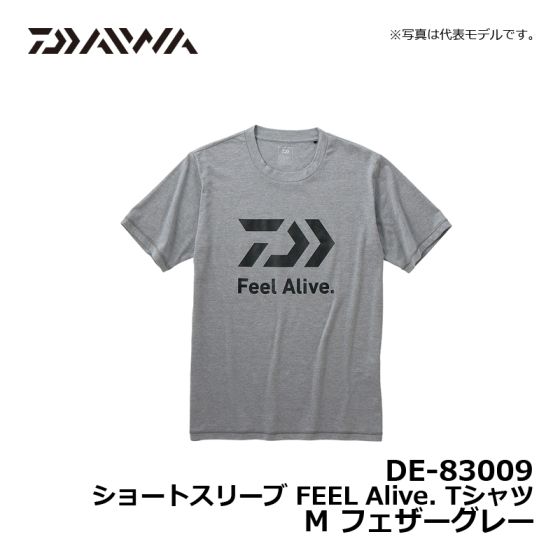 ダイワ Daiwa De 009 ショートスリーブ Feel Alive Tシャツ M フェザーグレーの釣具販売 通販ならfto フィッシングタックルオンライン