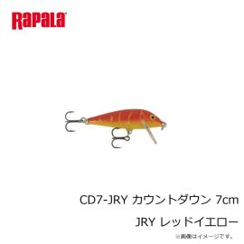 ラパラジャパン　CD7-JRY カウントダウン 7cm JRY レッドイエロー
