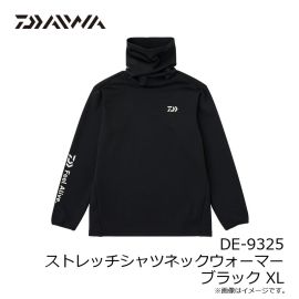 ダイワ DE-9325 ストレッチシャツネックウォーマー ブラック XL