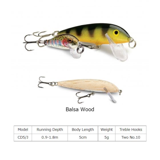 ラパラジャパン CD5/J-RH カウントダウン 5cm RHの釣具販売、通販なら