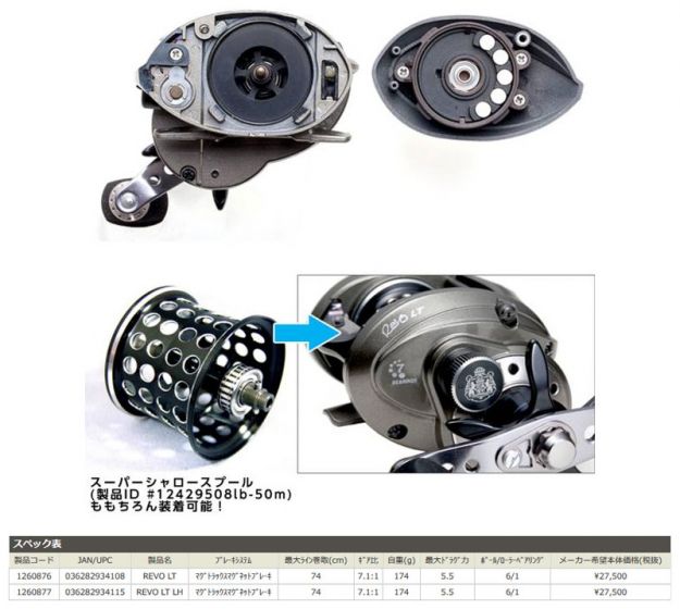 アブ (Abu) REVO LT (レボ LT) 右巻 の釣具通販ならFTO
