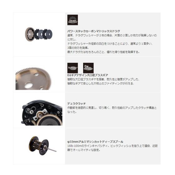 アブ (Abu) REVO BLACK10 右巻