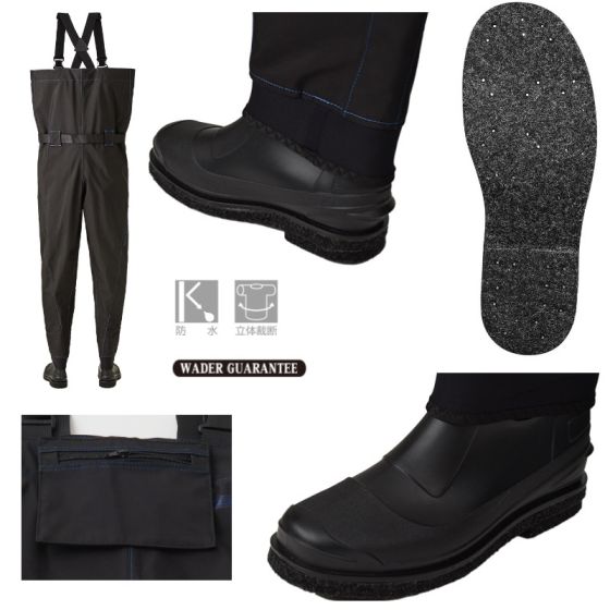 リバレイ 7617 RBB タイドウェーダー LL ブラックの釣具販売、通販なら