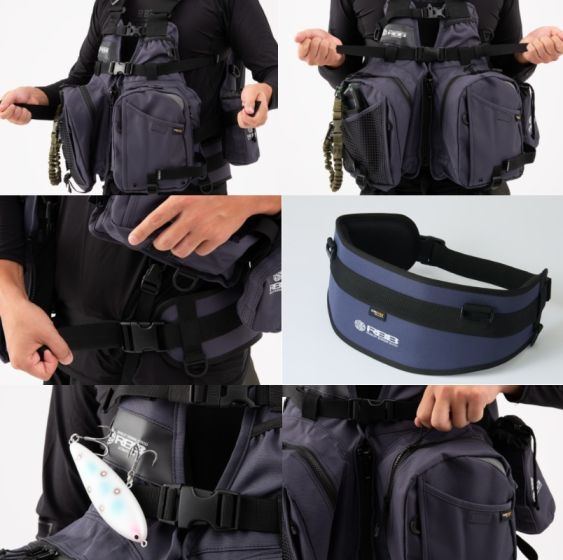 リバレイ 7716 RBB ウェーディングベスト 24LIMITED チャコール Fの