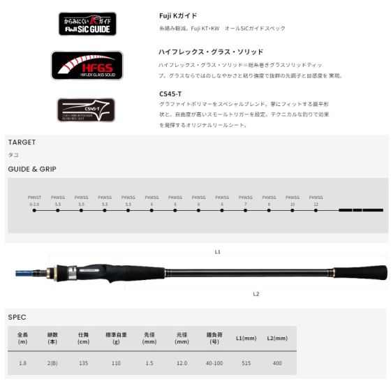 アルファタックル　アルファソニック　エギタコ 180 アルファソニック エギタコ | alphatackle