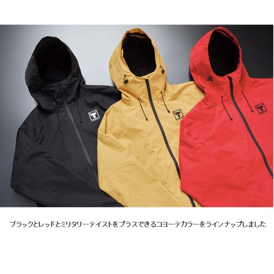 JACKALL ハードシェルジャケットレッドM