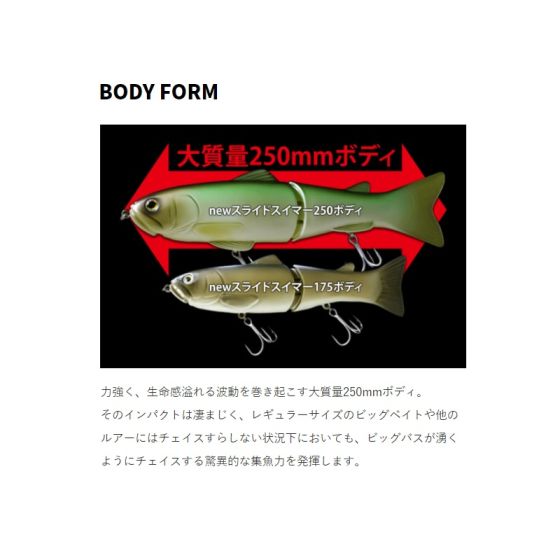 NEWスライドスイマー250SS #01 フラッシュカープ （デプス/NEW