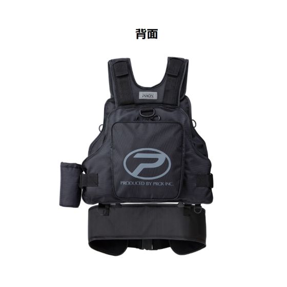 PROX INC. フィッシングベスト ブラック プロックス(Prox
