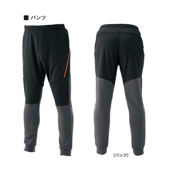 L がまかつ ジャージスーツ 釣り セットアップ ロゴ刺繍 ミドラースーツ