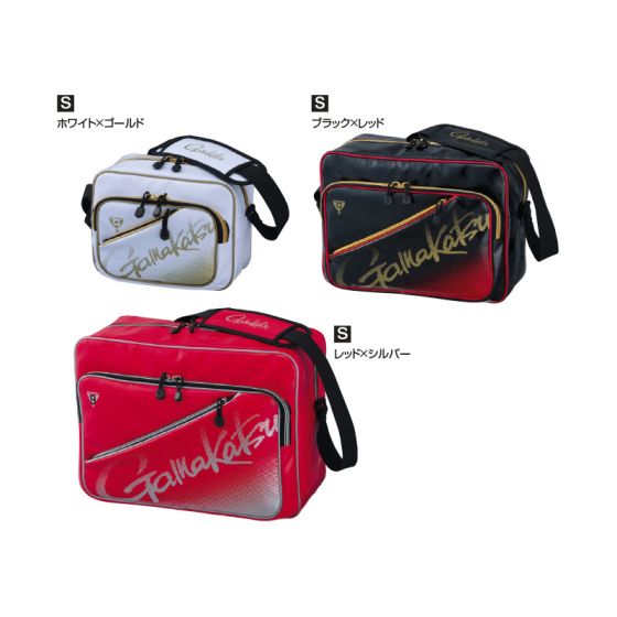 がまかつ ショルダーバッグ(S) GM-3577 ホワイト×ゴールド [新品・未使用] がまかつ 磯バッグ タックルショルダーバッグ 磯⁄磯釣り⁄バッグ⁄がま磯