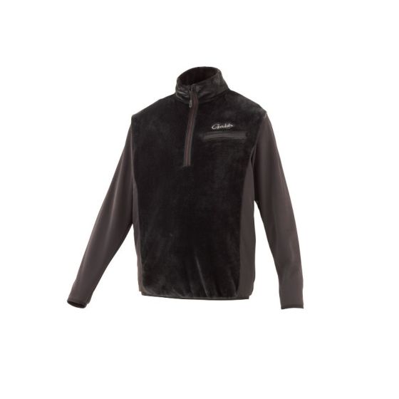 新品がまかつ　ボアフリースハーフジップシャツ GM3614 サイズＬＬ　XL がまかつ GM-3614 ボアフリースハーフジップシャツ LL ブラック