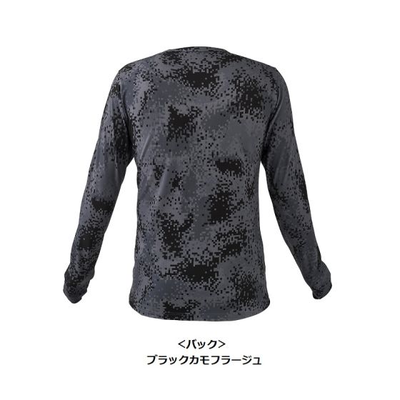 がまかつ　GM3704 NFZ ロングスリーブクールTシャツ 3L ネイビーカモフラージュ NO FLY ZONE(R) ロングスリーブクールTシャツ GM3704 | がまかつ