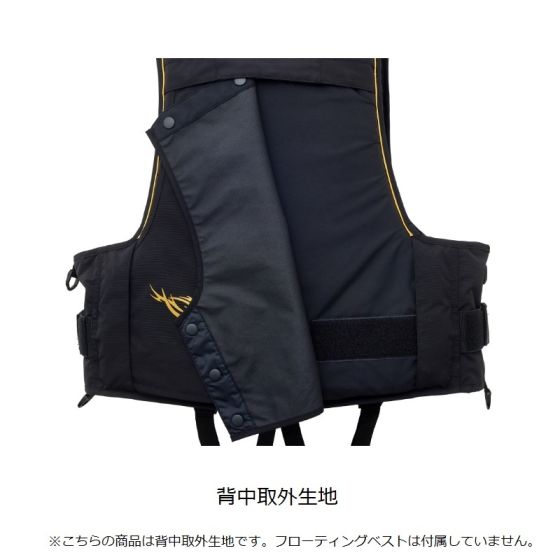 がまかつ 　フローティングベスト 　GM2193 　ブラック(BLACK WORKS) 　L 　( 2024年 1月新製品 ) がまかつ(Gamakatsu) フローティングベスト GM2193 ブラック(BLACK