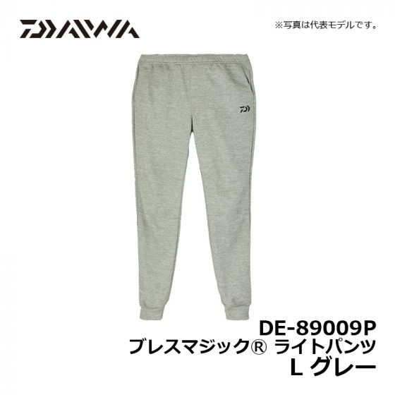 ダイワ（Daiwa） DE-89009P ブレスマジックⓇ ライトパンツ L グレーの
