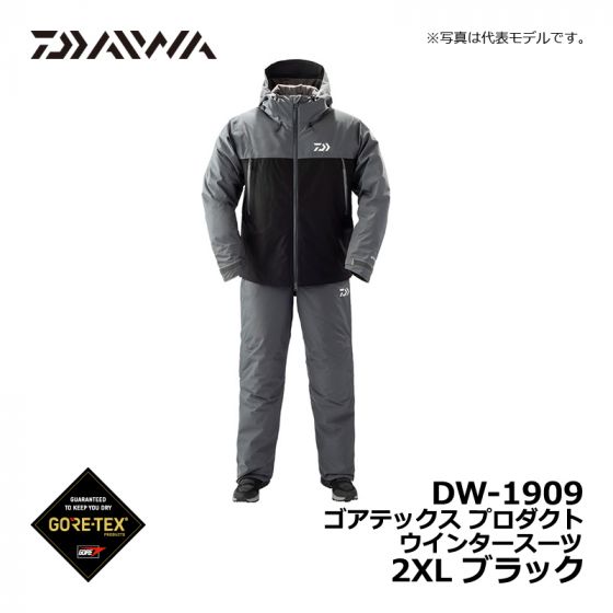 ダイワ ゴアテックス DW-1909 ブラック XL ダイワ（Daiwa） DW-1909 ゴアテックス プロダクト ウィンタースーツ