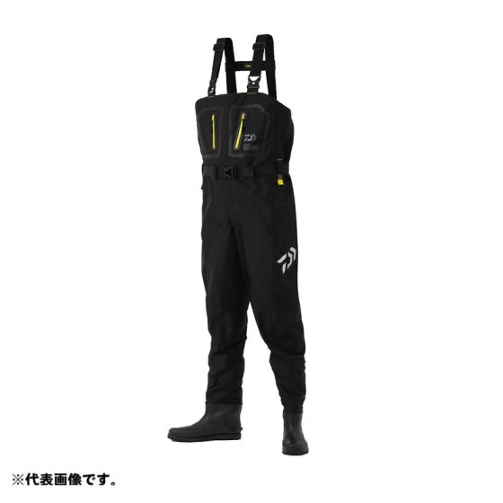 Daiwa フィシィングウェーダー SW-4502r-t サイズLL ダイワ (Daiwa) SW-4502R-T タイトフィットソルトウェーダー ブラック