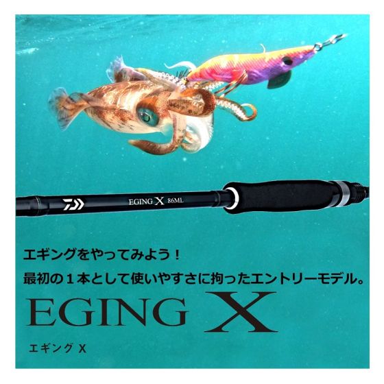 楽天市場】ダイワ(DAIWA) エギングX(EGING X) 83ML（アウト