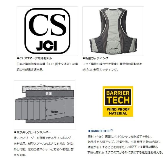 ダイワ DF-3623 フローティングベスト レッド Lの釣具販売、通販なら