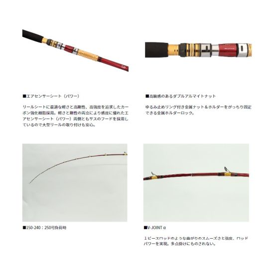 ダイワ ディープゾーン 120-240・K 2024年5月発売予定の釣具販売
