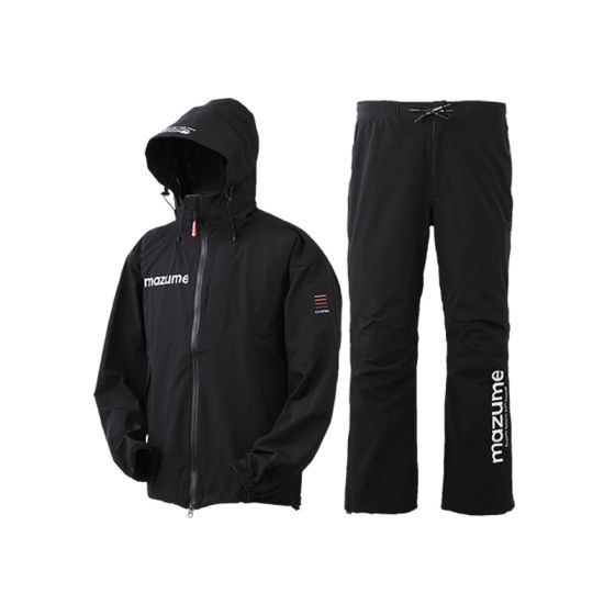 オレンジブルー MZRS-756 mazume コアレインスーツ ブラック LLの釣具