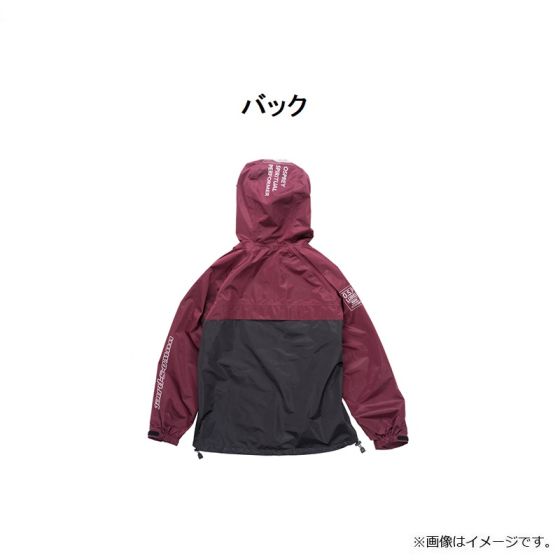 オーエスピー★O.S.Pハーフジップレインパーカー★#ボルドーブラック★XLサイズ O.S.P 【SALEポイント15倍】OSP ハーフジップレインパーカー