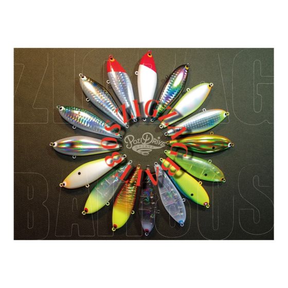 ポジドライブガレージ ジグザグベイト80S #10 WBE (ホワイトブルーアイ