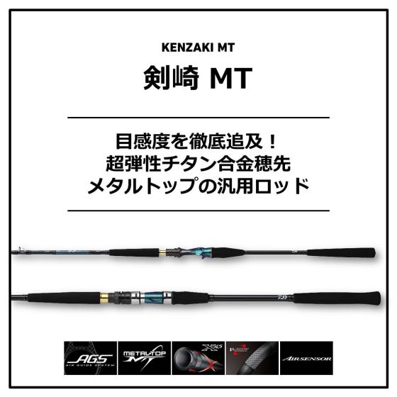 ダイワ　剣崎　メタルトップ　30-270MT ダイワ 剣崎30-270MT