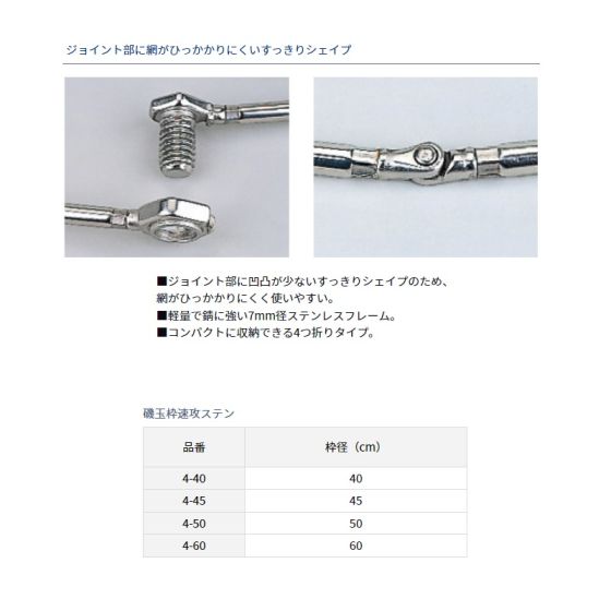 ダイワ (Daiwa) 磯玉枠 速攻チタン 4-50 ＊画像は各サイズ共通です 磯玉枠 速攻チタン(用品)｜DAIWA