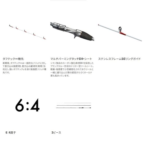 【美品】ソリッド穂先  タフテック∞（2.6）