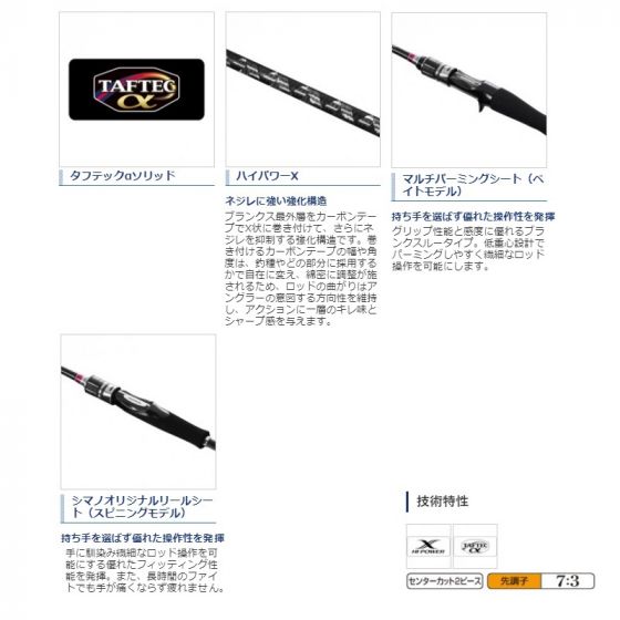 シマノ (Shimano) サーベルマスター BB スティック B68M-Sの釣具販売