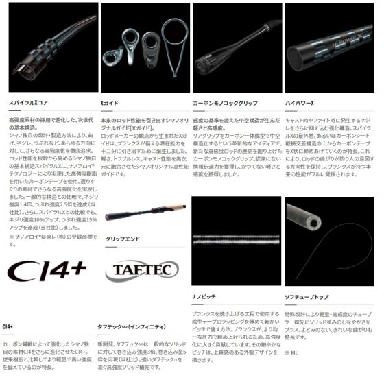 セフィアエクスチューンmb　s83ml シマノ セフィア エクスチューン MB S83ML (ロッド・釣竿) 価格