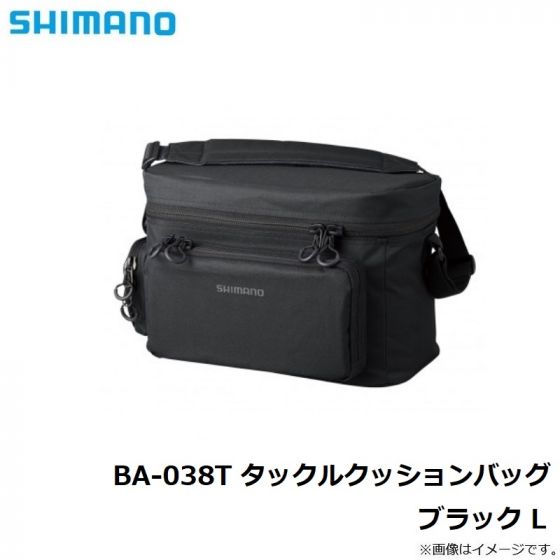 【色: ブラック】シマノ(SHIMANO) タックルクッションバッグ L ブラッ