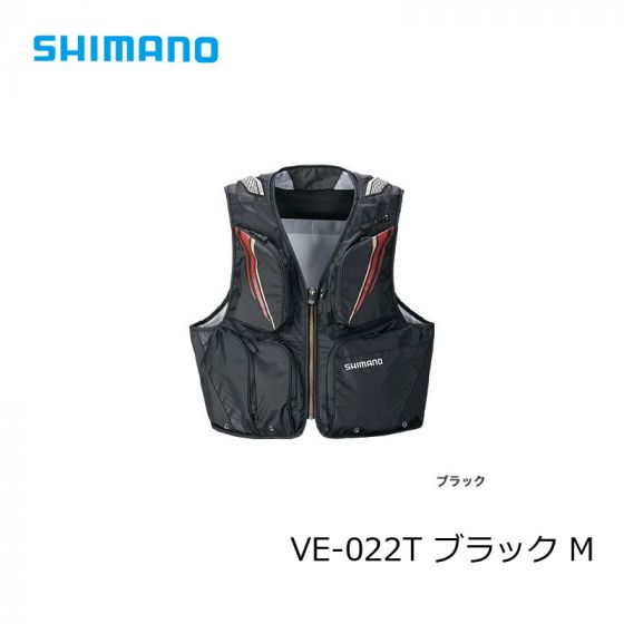 レビュー高評価アイテム特集｜ファッション通販 シマノ VE-022T 2WAYショートベスト M ブラック釣具販売、通販 ウェア