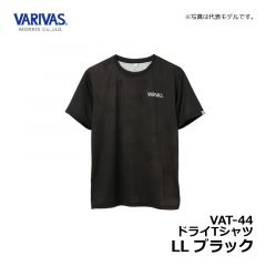 バリバス　VAT-44 ドライTシャツ　LL  ブラック　ウェア　半袖　吸水速乾　UVカット