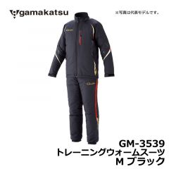がまかつ（Gamakatsu）　GM-3539　トレーニングウォームスーツ　M　ブラック