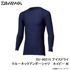 ダイワ　DU-6021S アイスドライ クルーネックアンダーシャツ ネイビー M